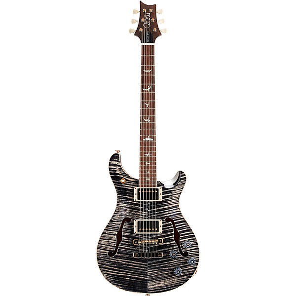 PRS Wood Library McCarty 594 Hollowbody II Platinum Limited-Edition Electric Guitar Charcoal