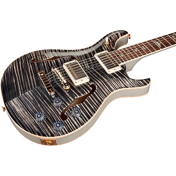 PRS Wood Library McCarty 594 Hollowbody II Platinum Limited-Edition Electric Guitar Charcoal