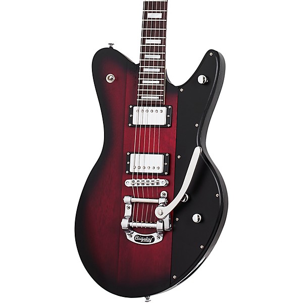 Schecter Guitar Research Robert Smith UltraCure 6 String Electric Guitar Red Burst