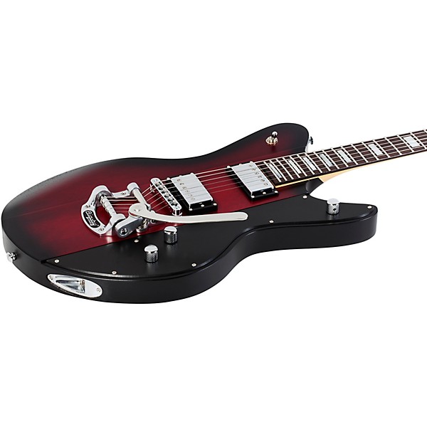 Schecter Guitar Research Robert Smith UltraCure 6 String Electric Guitar Red Burst