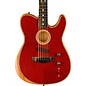 Fender American Acoustasonic Telecaster Ebony Fingerboard Acoustic-Electric Guitar Crimson Red thumbnail