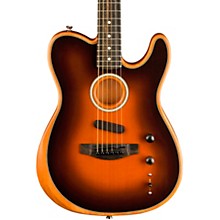 Fender American Acoustasonic Telecaster Ebony Fingerboard Acoustic-Electric Guitar Sunburst