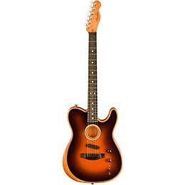 Fender American Acoustasonic Telecaster Ebony Fingerboard Acoustic-Electric Guitar Sunburst