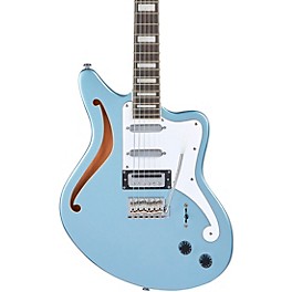 D'Angelico Premier Ser... D'Angelico Premier Series Bedford SH Limited-Edition Electric Guitar With Tremolo Ice Blue Metallic