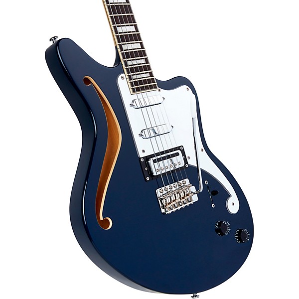 Open Box D'Angelico Premier Series Bedford SH Limited-Edition Electric Guitar with Tremolo Level 1 Navy Blue