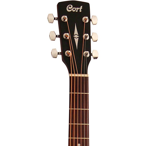 Cort AF515CEOP Standard Series Concert Cutaway Acoustic-Electric Guitar Natural