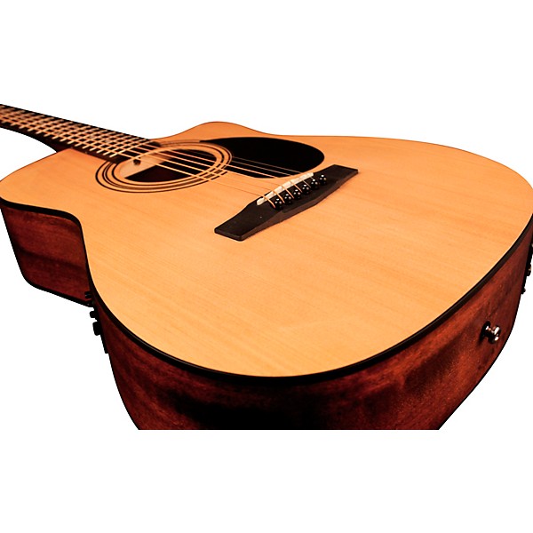 Cort AF515CEOP Standard Series Concert Cutaway Acoustic-Electric Guitar Natural