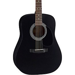 Cort AD810 Standard Series Dreadnought Acoustic Guitar Black Satin