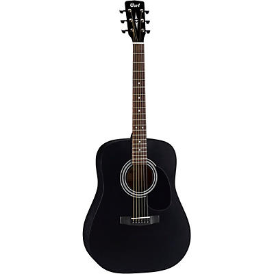 Cort Ad810 Standard Series Dreadnought Acoustic Guitar Black Satin for sale