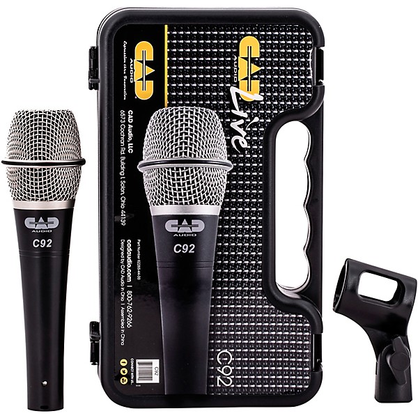 CAD C92 CADLive Premium Cardioid Condenser Handheld Microphone
