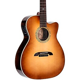 Alvarez FY70CESHB Yairi Standard Folk/OM Acoustic-Electric Guitar Shadow Burst