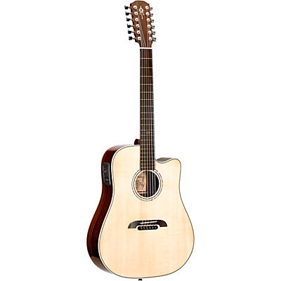 Alvarez Dy70ce12 Yairi Standard 12-String Dreadnought Acoustic-Electric Guitar Natural for sale