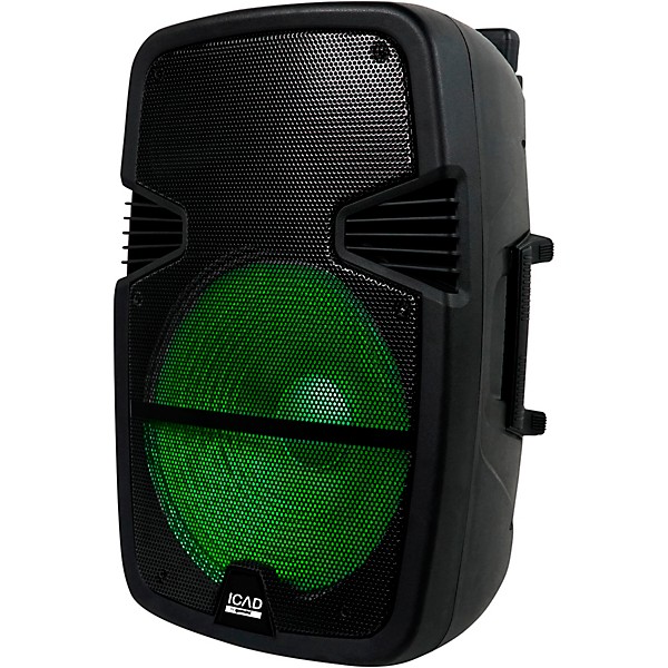 Gemini GSX-L515BTB 1,000W 15" Powered Speaker With Bluetooth, Rechargeable Battery and Microphone