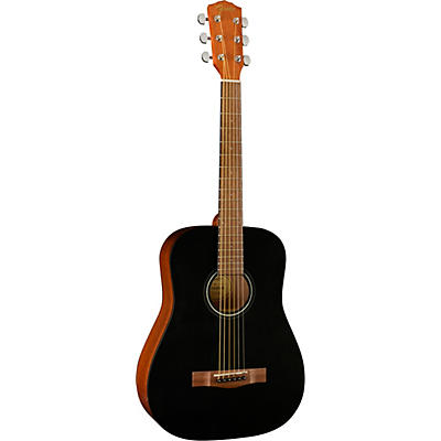 Fender Fa-15 Steel 3/4 Scale Acoustic Guitar Black for sale