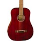 Fender FA-15 Steel 3/4 Scale Acoustic Guitar Red thumbnail