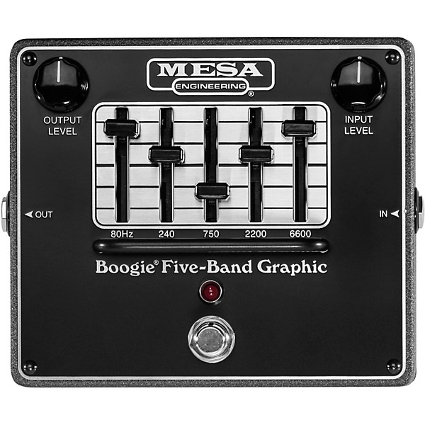 MESA/Boogie Boogie Five-Band Graphic Equalizer Pedal Black