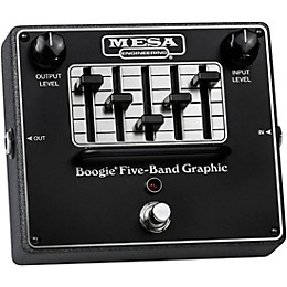 MESA/Boogie Boogie Five-Band Graphic Equalizer Pedal Black