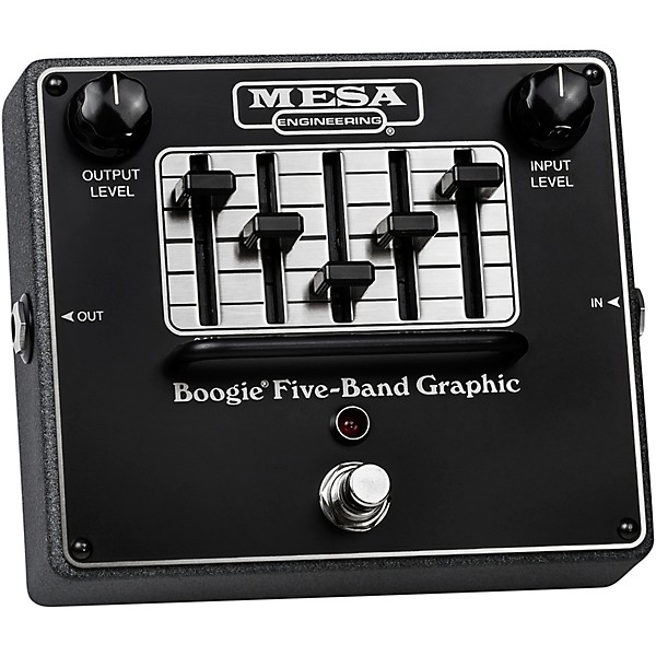 MESA/Boogie Boogie Five-Band Graphic Equalizer Pedal Black