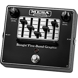 MESA/Boogie Boogie Five-Band Graphic Equalizer Pedal Black