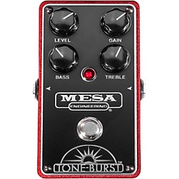 Open Box MESA/Boogie Tone-Burst Boost/Overdrive Effects Pedal Level 1 Black