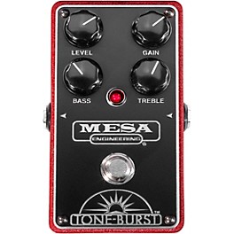 Open Box MESA/Boogie Tone-Burst Boost/Overdrive Effects Pedal Level 1 Black