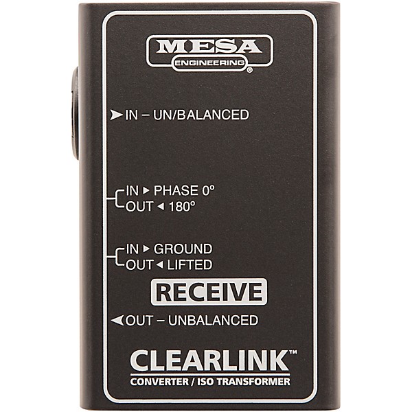 MESA/Boogie Clearlink (Receive) Converter & ISO Transformer Black