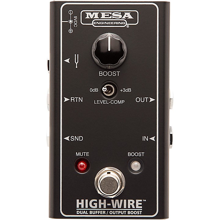 MESA/Boogie HIGH-WIRE Dual Buffer & Boost Effects Pedal