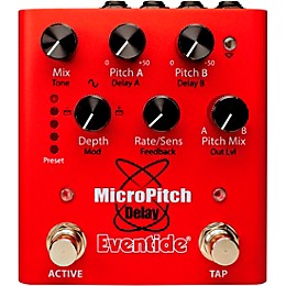 Open Box Eventide MicroPitch Delay Effects Pedal Level 1 Red