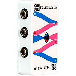 Old Blood Noise Endeavors Split Meld Parallel Audio Routing Pedal White