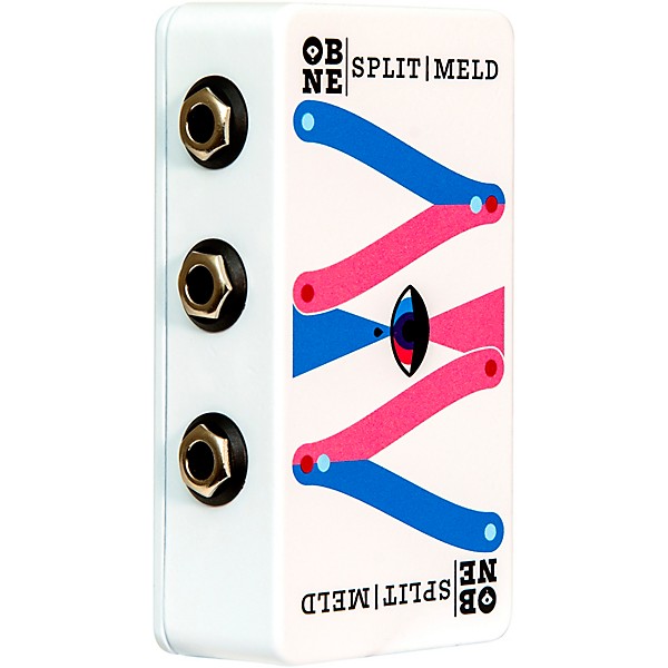 Old Blood Noise Endeavors Split Meld Parallel Audio Routing Pedal White