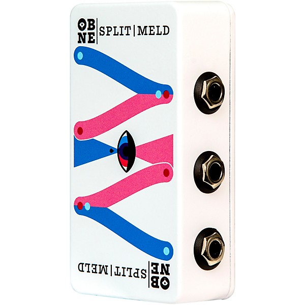 Old Blood Noise Endeavors Split Meld Parallel Audio Routing Pedal White