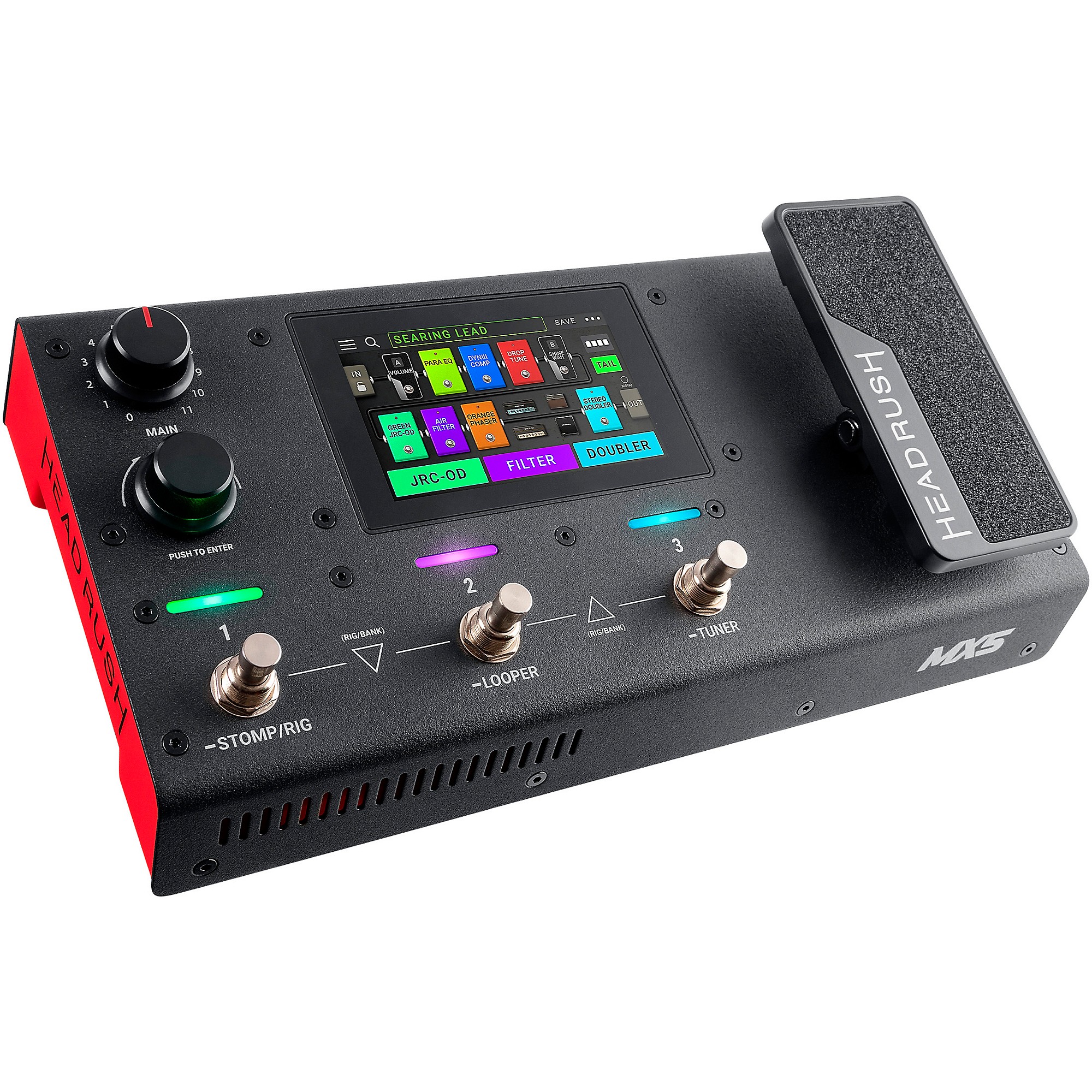 HeadRush MX5 Compact Quad-Core Multi-Effects Guitar Pedal and Amp