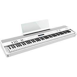 Roland FP-90X Digital Piano With Stand and Pedalboard White