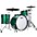 Ludwig Classic Oak 3-piece Pro Beat Shell ... Ludwig Classic Oak 3-piece Pro Beat Shell Pack With 24" Bass Drum Green Sparkle