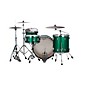 Ludwig Classic Oak 3-piece Pro Beat Shell Pack With 24" Bass Drum Green Sparkle