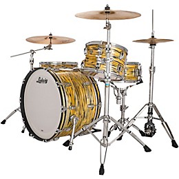 Ludwig Classic Oak 3-piece Pro Beat Shell Pack With 24" Bass Drum Lemon Oyster