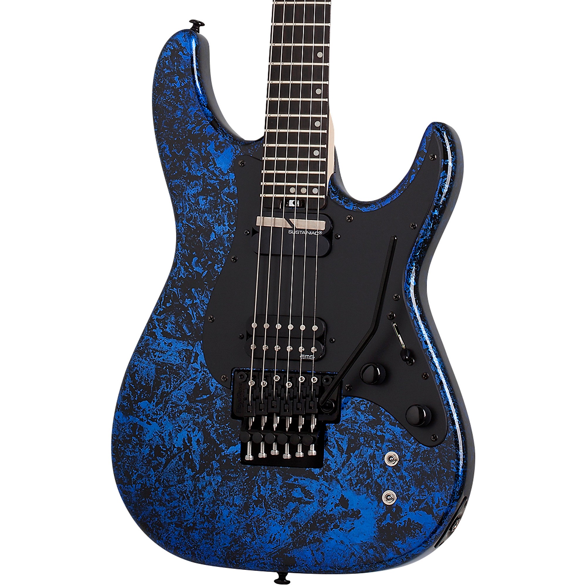 Blue　ソバージュ Schecter Guitar Research Sun Valley Super Shredder FR 6 6-String