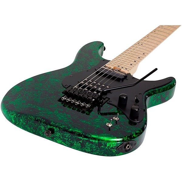 Schecter Guitar Research SVSS 6-String Electric Guitar Green Reign