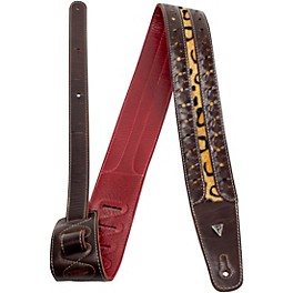 Perri's Italian Leather Guitar Strap Oxford - Blk/Teal 2.5 in. Perri's Italian Leather Guitar Strap Oxford - Chc/Leo 2.5 in.