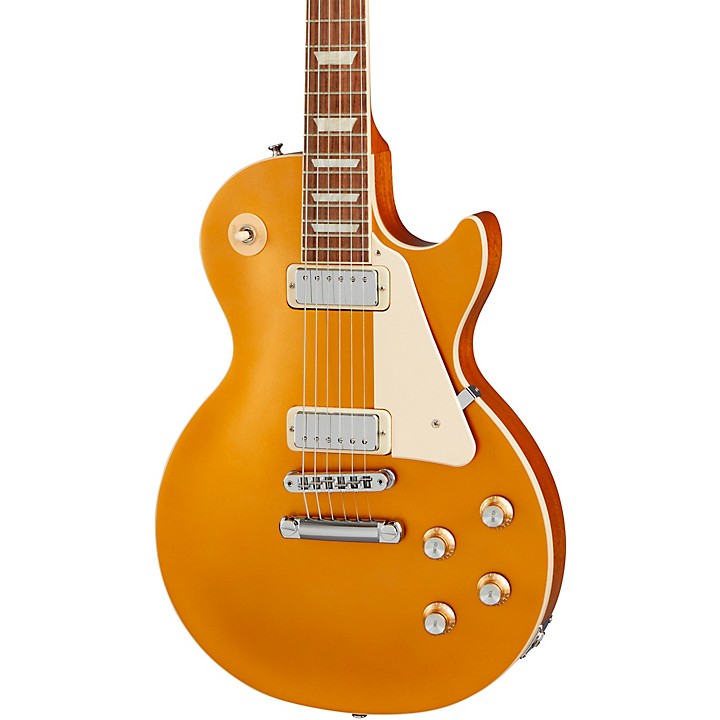 Gibson Les Paul Deluxe '70s Electric Guitar Gold Top | Guitar Center