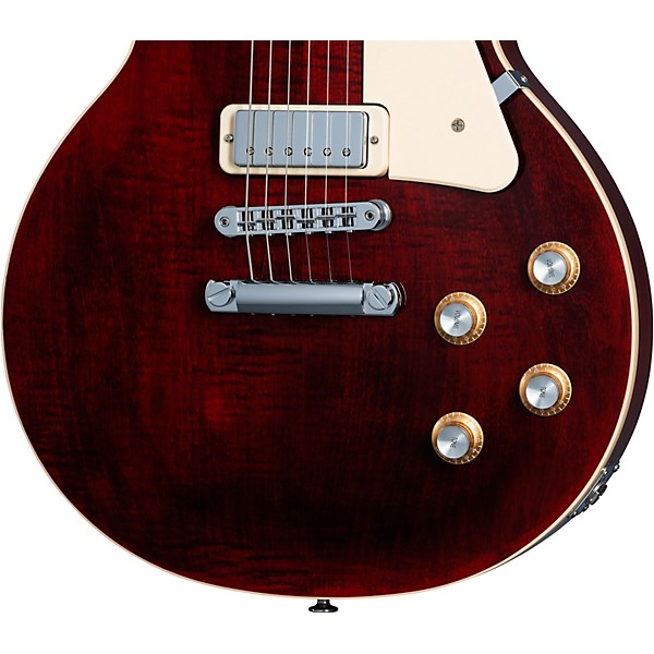 Gibson Les Paul Deluxe '70s Electric Guitar Wine Red