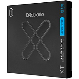 D'Addario XT Phosphor Bronze Acoustic Guitar Strings, Light, 12-53, 3-Pack