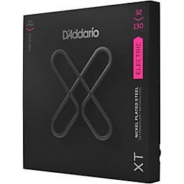 D'Addario XT Nickel-Plated Steel Bass Strings, Light, 6-String, 32-130