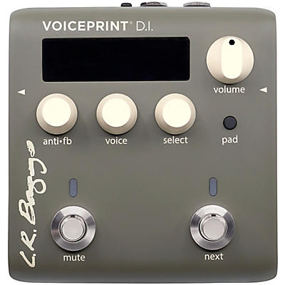 Lr Baggs Voiceprint Acoustic Di With Voiceprint Technology Eq And Feedback Control Gray for sale