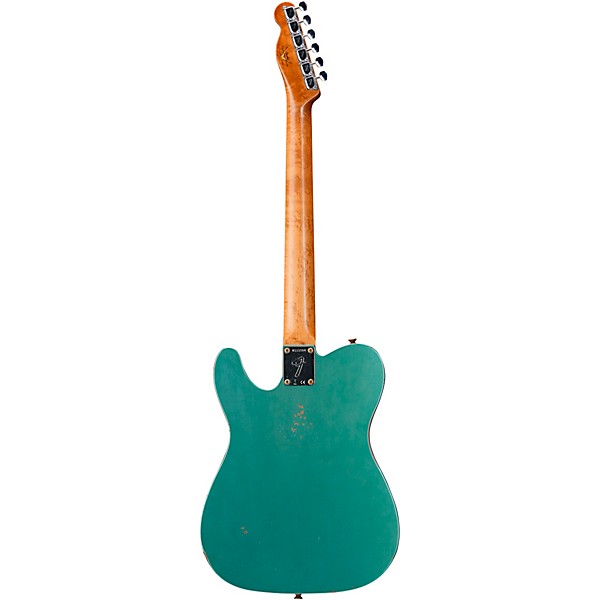 Fender Custom Shop 1969 Roasted Telecaster Limited-Edition Relic Electric Guitar Faded Aged Sherwood Green Metallic