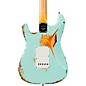 Fender Custom Shop 1967 Stratocaster Limited-Edition Heavy Relic Electric Guitar Aged Surf Green over 3-Color Sunburst