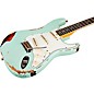 Fender Custom Shop 1967 Stratocaster Limited-Edition Heavy Relic Electric Guitar Aged Surf Green over 3-Color Sunburst