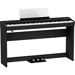 Roland FP-60X Digital Piano With Matching Stand and Pedalboard Black