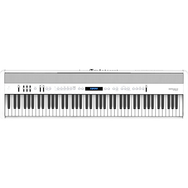 Roland FP-60X Digital Piano With Roland Double-Brace X-Stand and DP-10 Pedal White