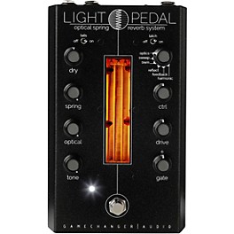 Gamechanger Audio LIGHT Analog Optical Spring Reverb Effects Pedal Black